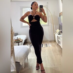 🔥🔥Zara  Black Cutout Dress